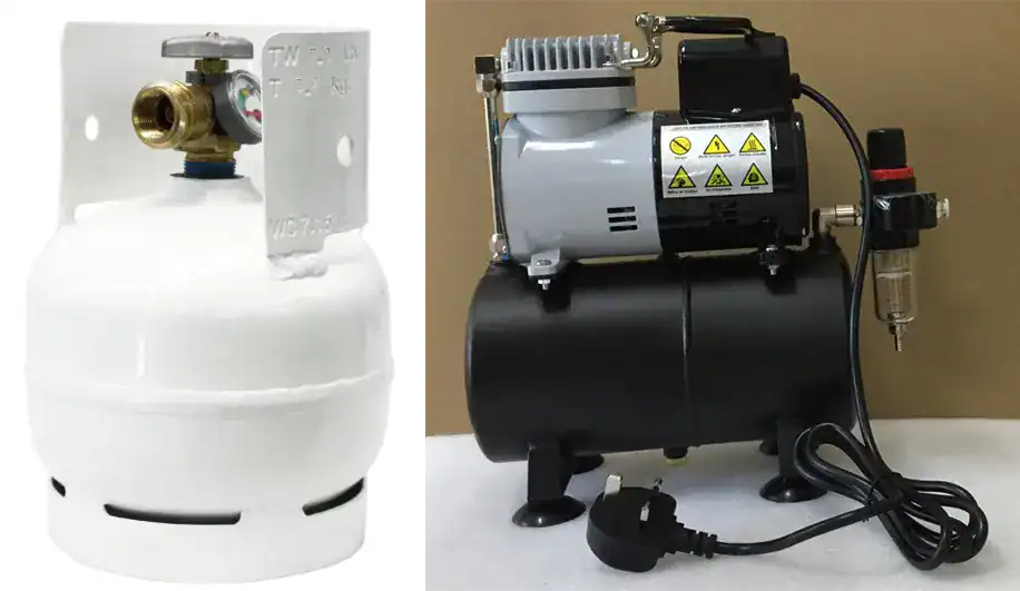 LPG Bottle & Air Compressor